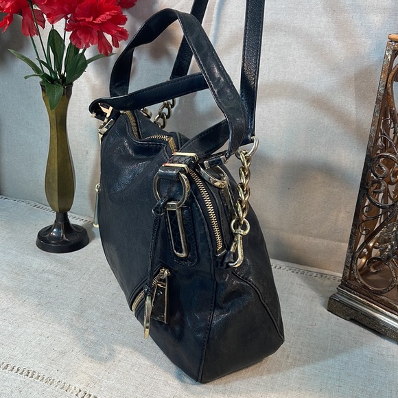 MICHAEL KORS Stunning Black Leather Crossbody/Satchel Bag - Picture 3 of 9